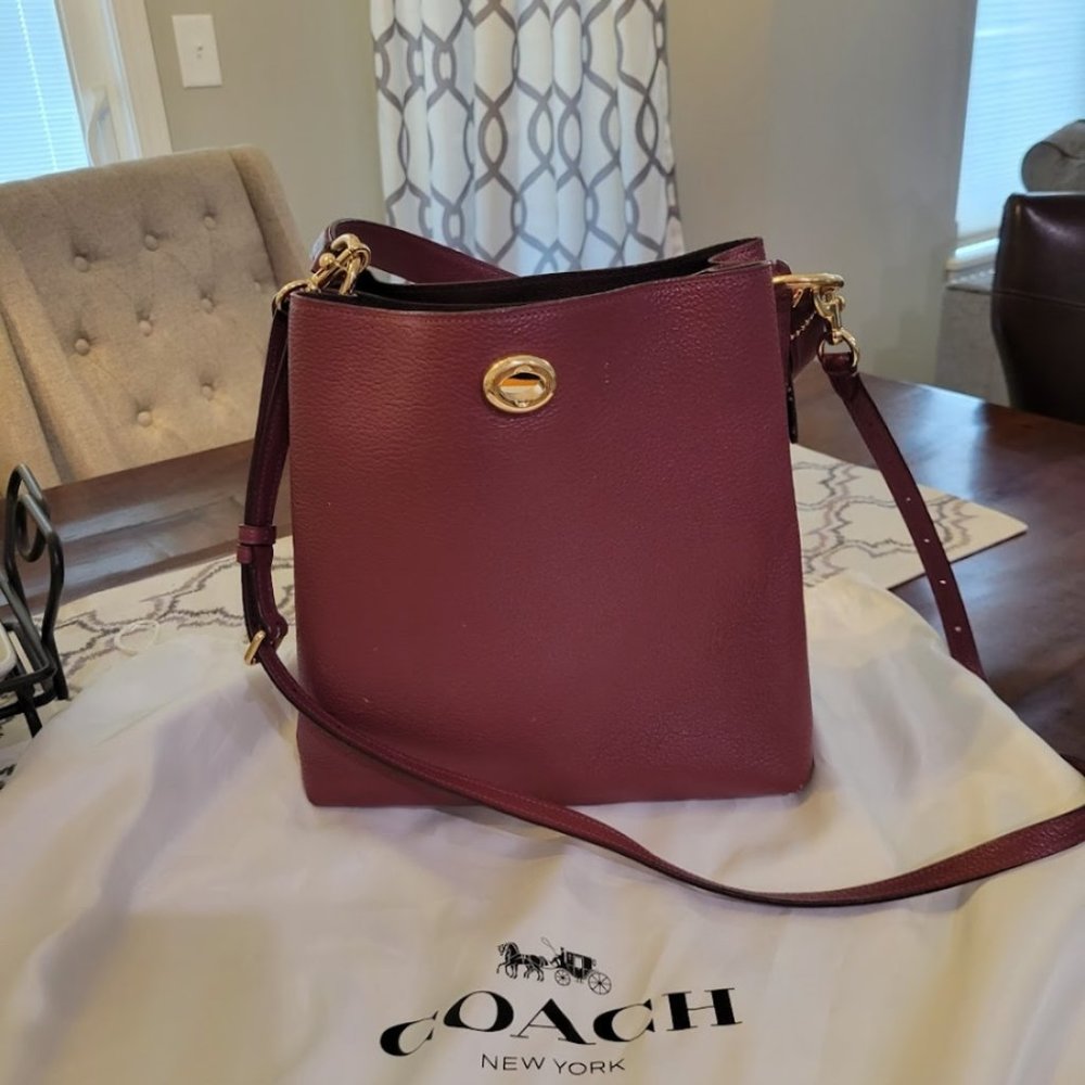 Leather Coach Bag